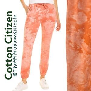 Cotton Citizen Milan Sweats in Dahlia Crystal Splatter